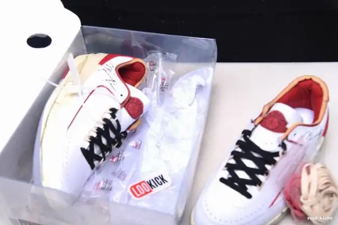 Cheap Low SP Red DJ4375-106 Jordan 2 White Retro Off-White 0408